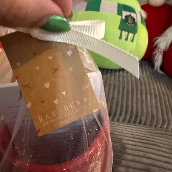 Rae Dunn Red Valentine’s “love you” Mug w/ love notes pad & Rae Dunn pencils - Picture 3 of 6